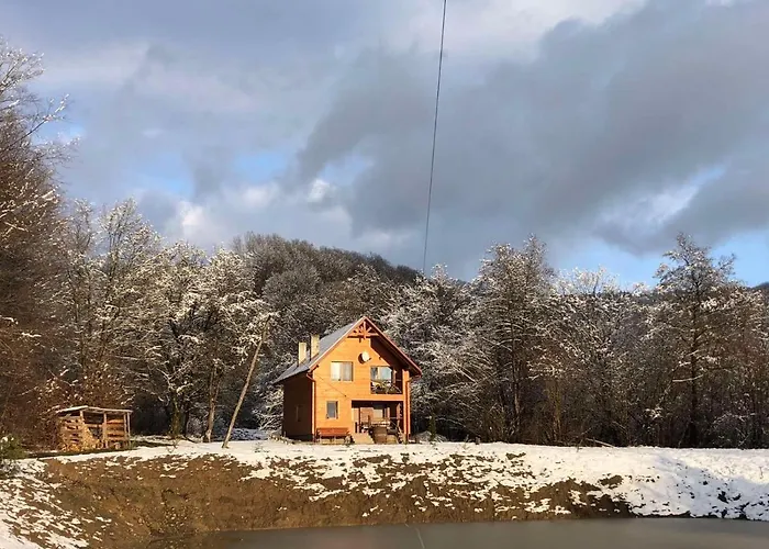 дом у озера Casa de Férias
